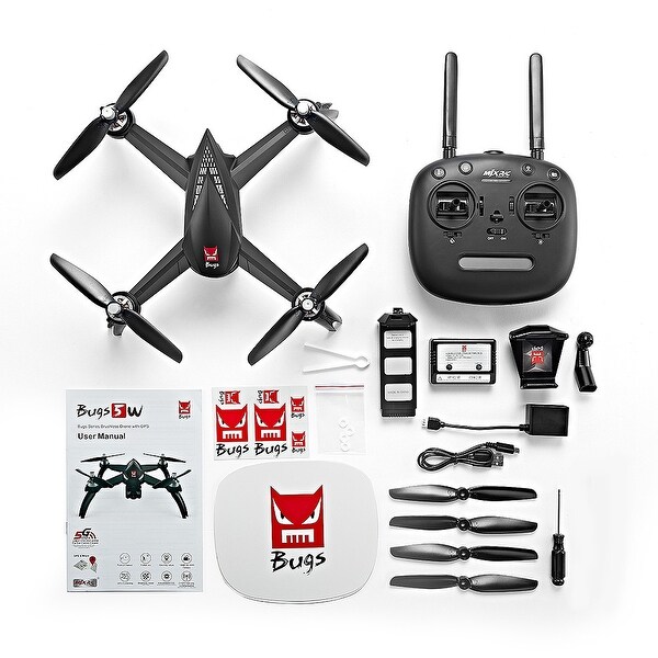 mjx bugs 5 w b5w 5g wifi fpv with 1080p camera gps brushless altitude hold rc drone quadcopter rtf