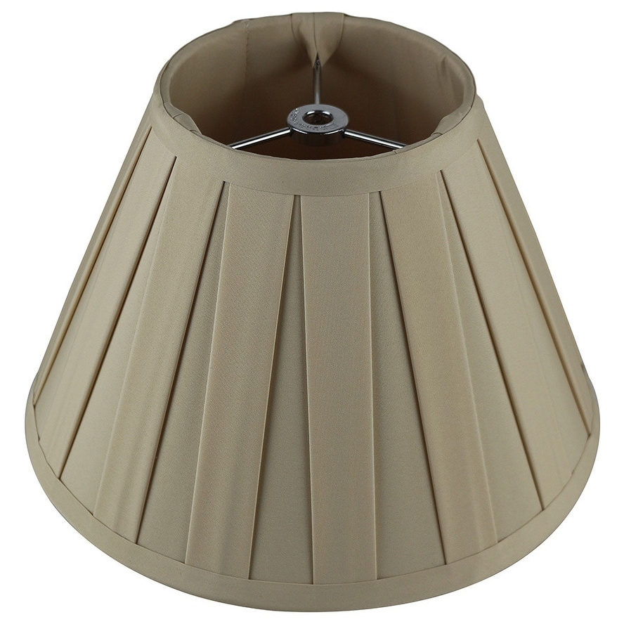 Empire Box Pleat Lamp Shade, 5" Top, 10" Bottom, 7" Slant - Picture 8 of 18