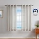 preview thumbnail 24 of 43, Nautica Cordelia Crushed Sheer Grommet Window Curtain Wide Panel Pair