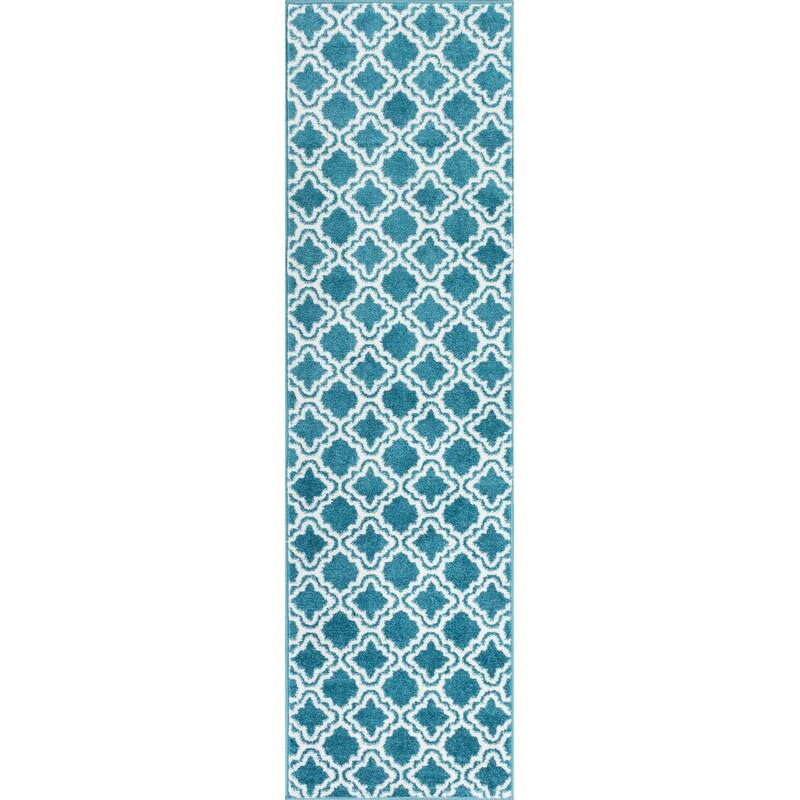 Well Woven Starbright Calipso Trellis Kids Area Rug
