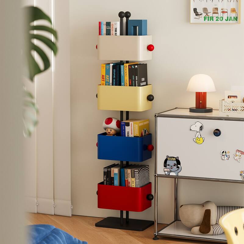 Box bookshelf bedside shelf living room side table placement shelf home children's corner placement shelf