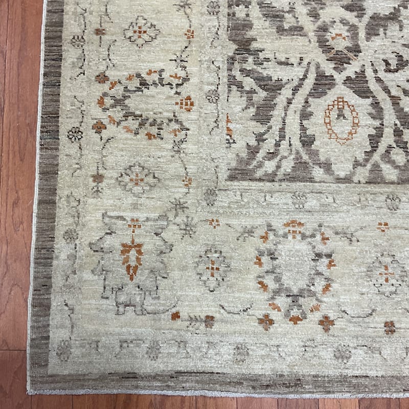 HERAT ORIENTAL Handmade Oushak Wool Rug - 6' x 10'