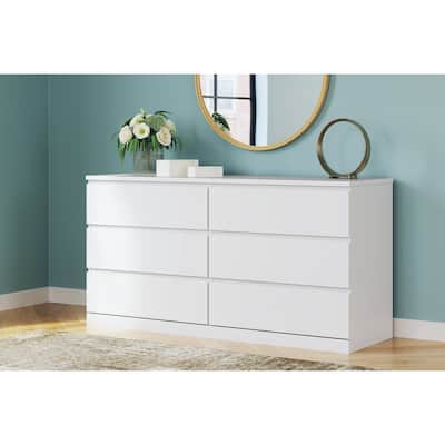 Signature Design by Ashley Onita White Dresser