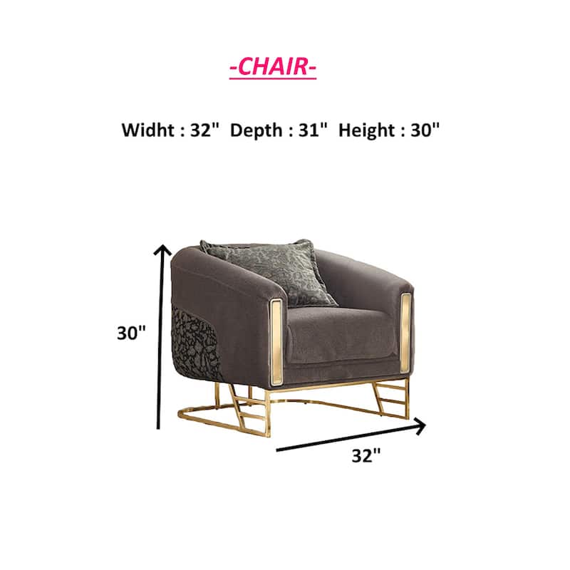 Renillo Upholstered Velvet Accent Chair