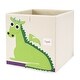 preview thumbnail 4 of 6, 3 Sprouts Kids Felt Dragon Storage Cube Bin with Penguin Fabric Storage Cube Bin - 1.76