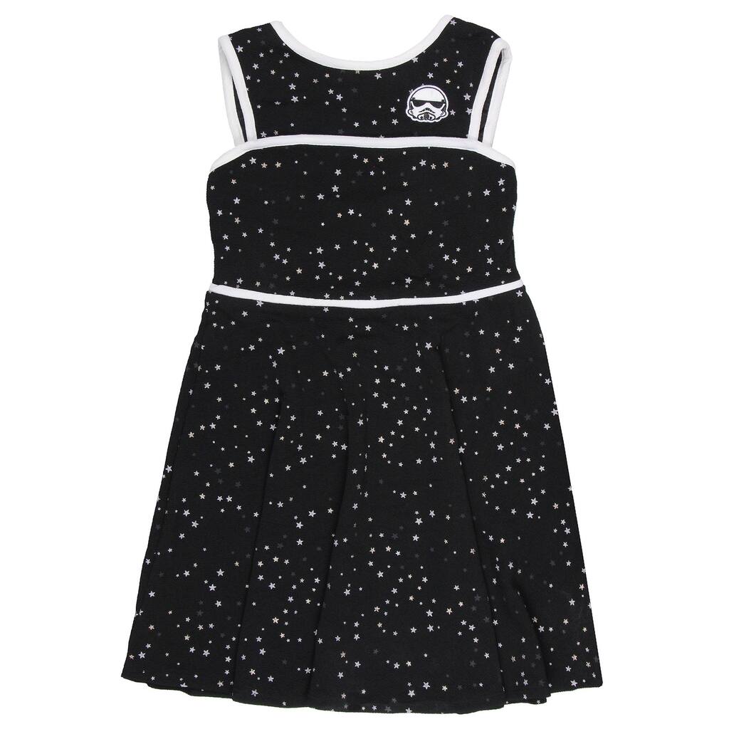 STAR WARS Girls Tsum Tsum Stormtrooper Youth Kids Skater Dress
