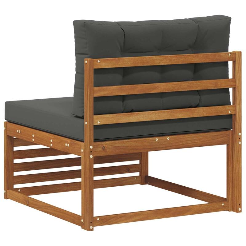 vidaXL Outdoor Sofa Solid Acacia Wood Natural