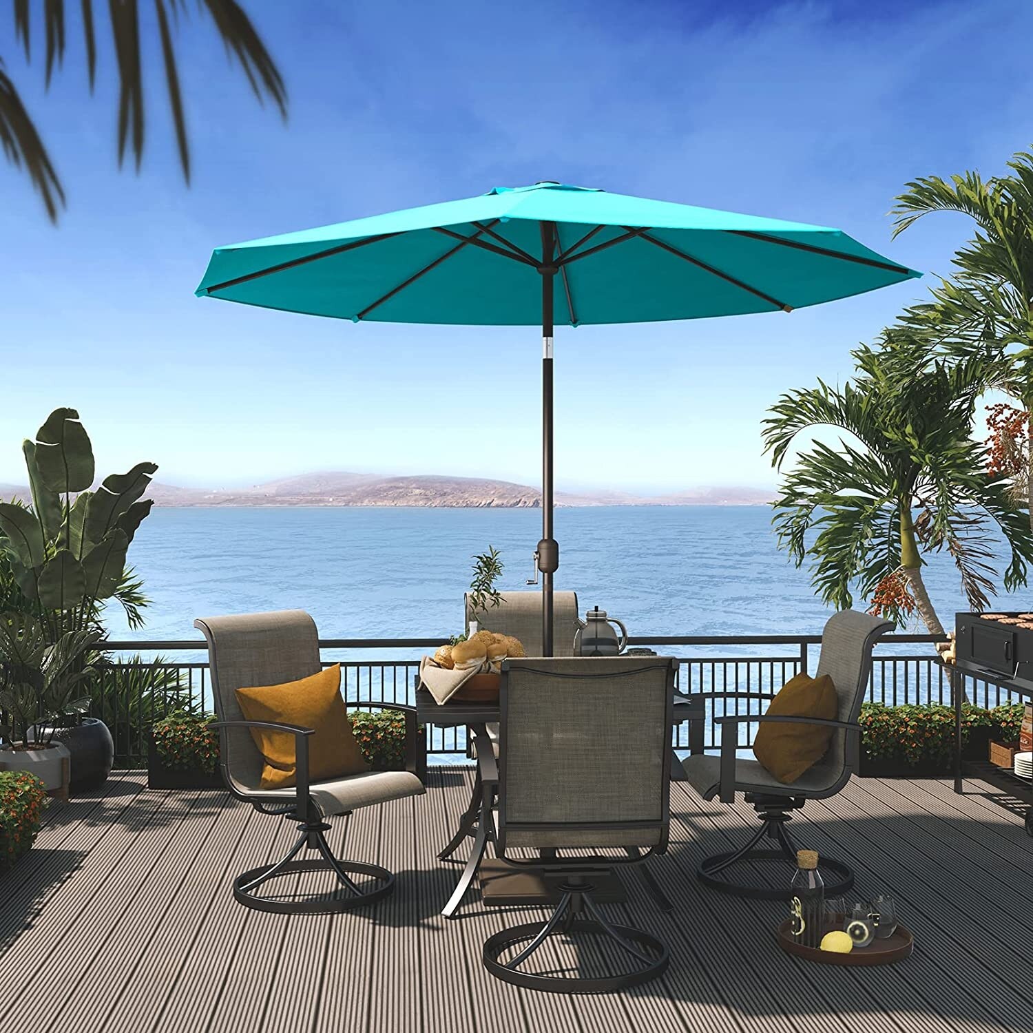 Patio umbrella uv sales protection