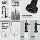preview thumbnail 102 of 122, VIGO Edison 19" H Single Handle Pull-Down Sprayer Kitchen Faucet Set with Touchless Sensor