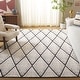 preview thumbnail 1 of 9, SAFAVIEH Handmade Marbella Theres Boho Trellis Wool & Viscose Rug