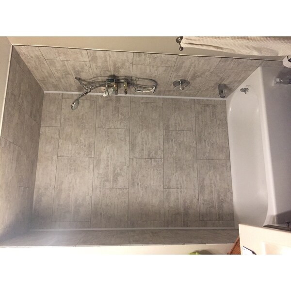 Dumawall 14 76 In X 25 59 In Vinyl Interlocking Waterproof Wind Gust Wall Tile Backsplash 8 Pack Overstock 17795464 Just cut to size, glue and install the panels onto an existing old. dumawall 14 76 in x 25 59 in vinyl