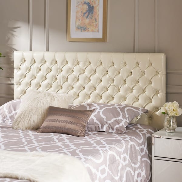 Jezebel Adjustable Full/Queen Tufted Headboard by Christopher Knight ...