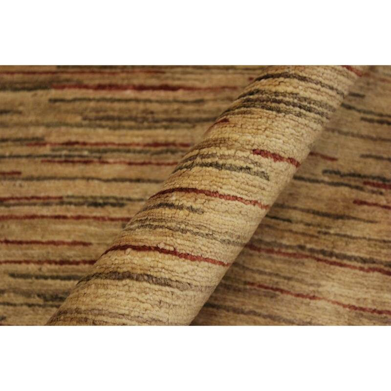 Boho Earthline Gabbeh Hand Knotted Wool Area Rug