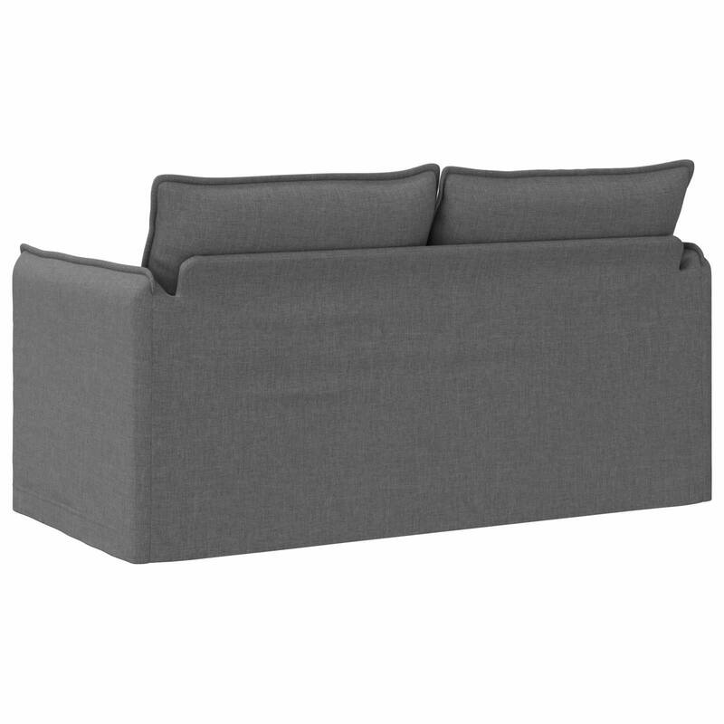 vidaXL Sofa Dark Grey Fabric