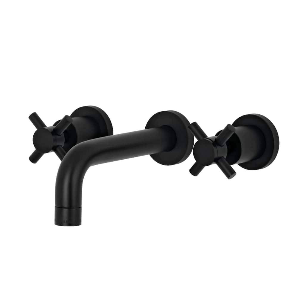 Kingston Brass Concord Two-Handle 3-Hole Wall Mount Bathroom Faucet
