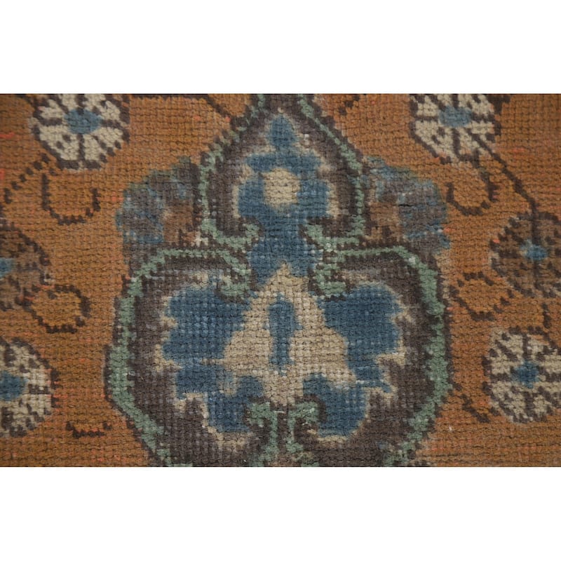 Tabriz Persian Vintage Area Rug Handmade Wool Carpet - 9'9"x 12'5"