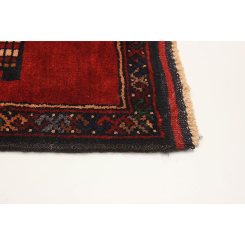 Teimani Red Rug 2'10" x 4'4" - 2'10 x 4'4