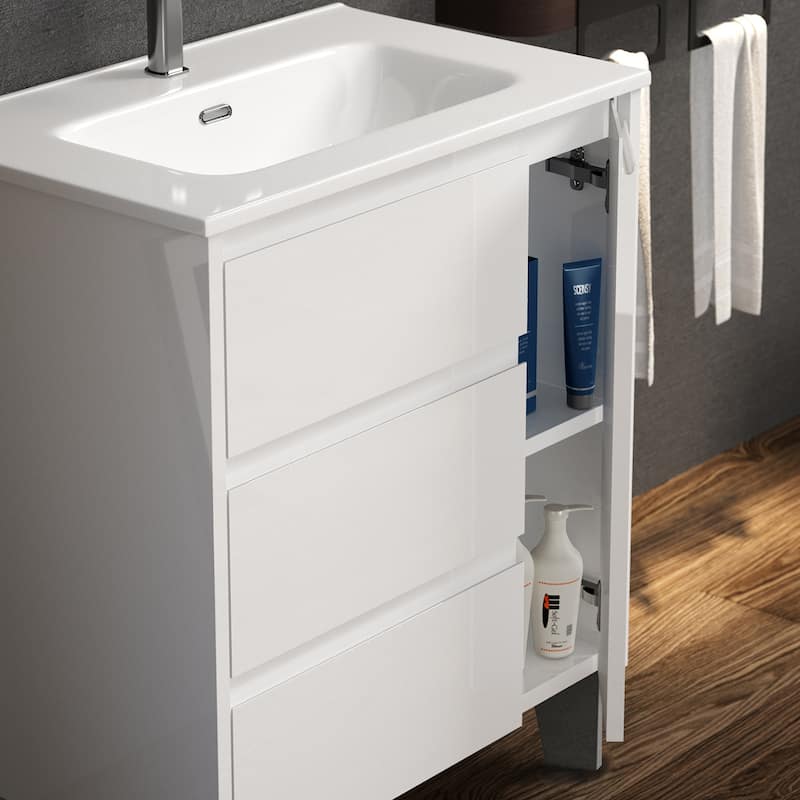WS Bath Collections Lila C70 Lila 28" Free Standing Single Basin