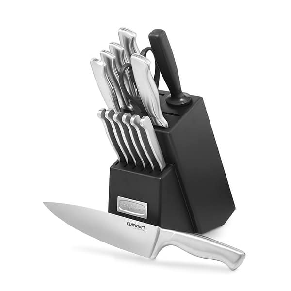 Cuisinart KNIFE Set - Triple Riveted Stainless Steel - 15 Piece