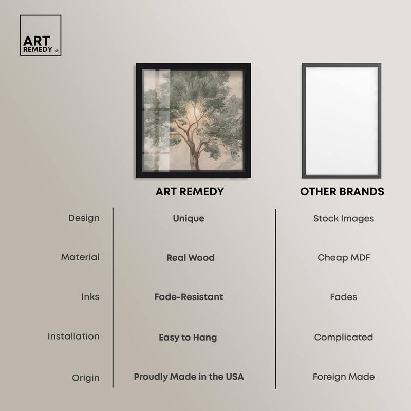 Emanating Branches II Shadowbox by Art Remedy