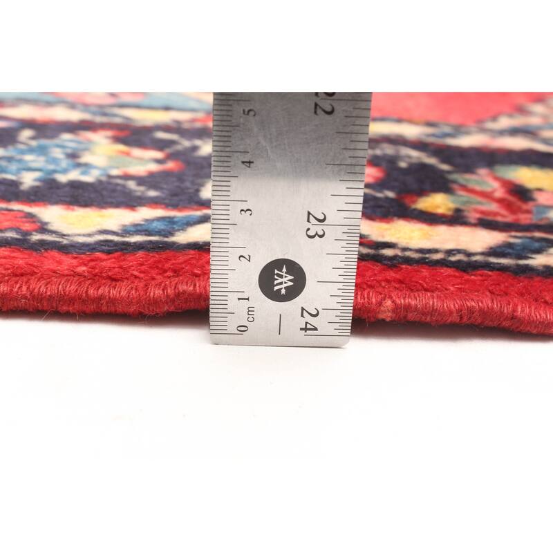 ECARPETGALLERY Hand-knotted Andelz Red Wool Rug - 3'1 x 5'11