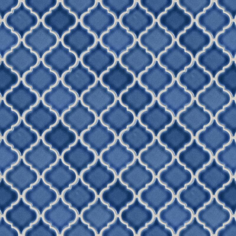 Merola Tile Hudson Tangier Denim Blue 12-3/8" x 12-3/8" Porcelain Floor and Wall Tile