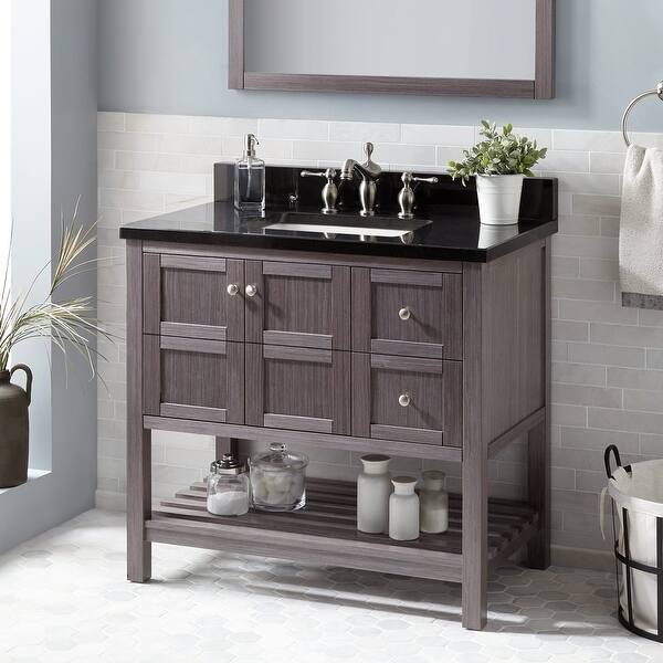 Shop Signature Hardware 442224 Everett 36 Single Vanity Set With