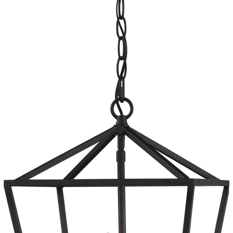 Acroma 4 Light 12In Lantern Square Pendant-UL - N/A
