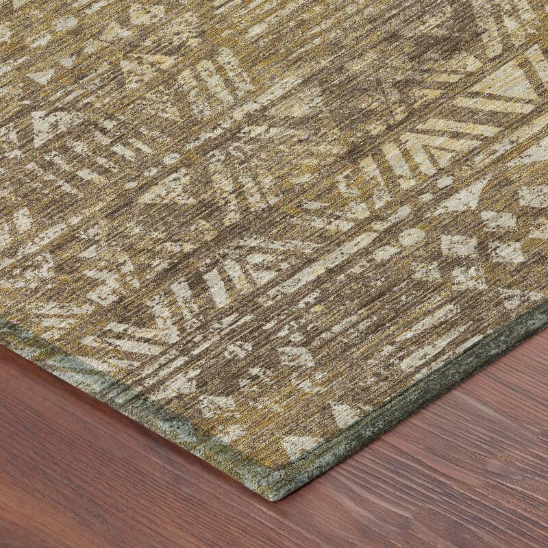 Machine Washable Indoor/ Outdoor Global Jara Chantille Rug