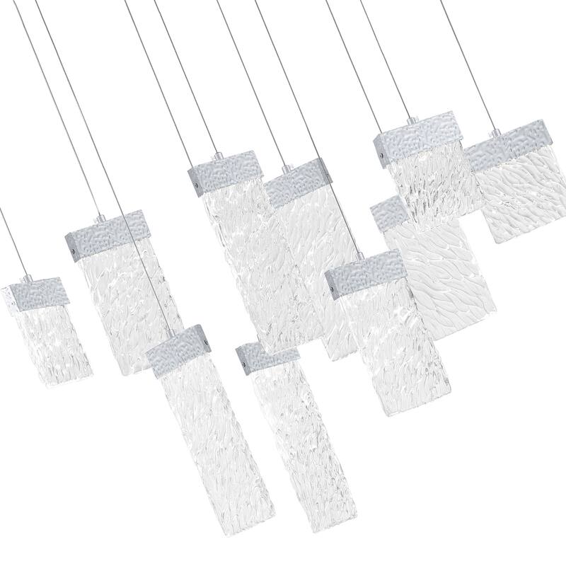 Carolina LED Chandelier With Pewter Finish