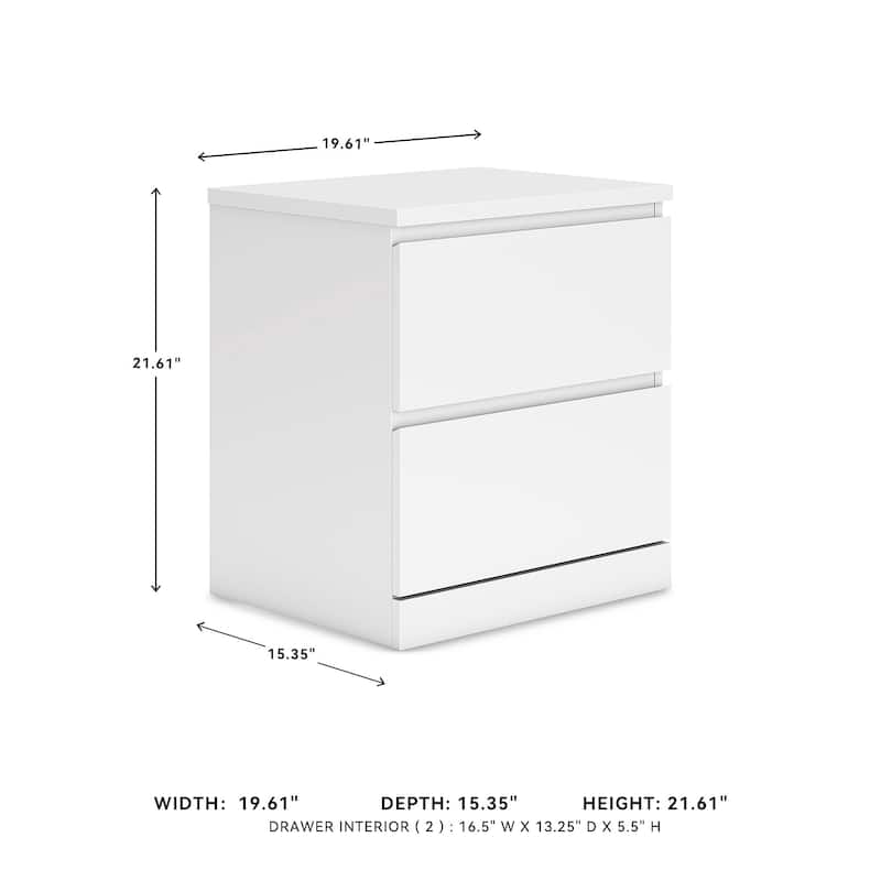 Signature Design by Ashley Onita White Nightstand