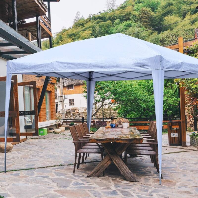 Ainfox 10'x10' Pop Up Canopy Tent Outdoor Commercial Instant Gazebos Portable Shelter Canopies