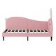 preview thumbnail 9 of 23, Roomfitters Upholstered Rabbit-Shape Daybed, Sofabed with Rabbit Ear Headboard, Pink