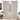 Deconovo Back Tab Rod Pocket Silver Wave Curtains(2 Panel)