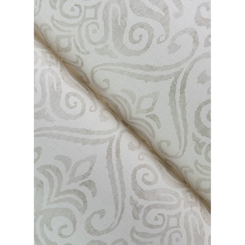 Chesapeake Adavu Dove Damask Wallpaper