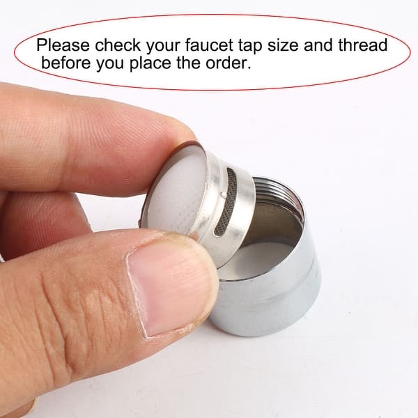 LANTRO JS Faucet Aerator Insert Set – M21.5mm With Removal Spanner, Reduces Splash & Filters Impurities For Kitchen/Bath