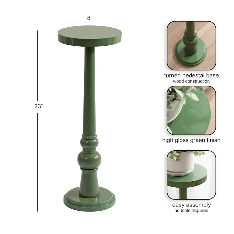 Kate and Laurel Wegner Wooden Drink Table