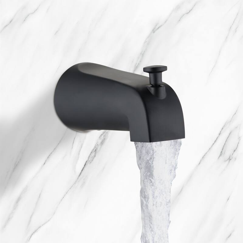 YASINU Tub and Shower Trim Kit, Single-Handle Tub and Shower Faucet Set, Matte Black