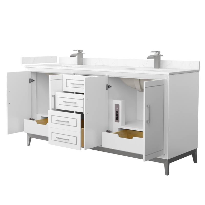 Wyndham Collection WCH515172D-VCA-UNSMXX Marlena 72" Free Standing