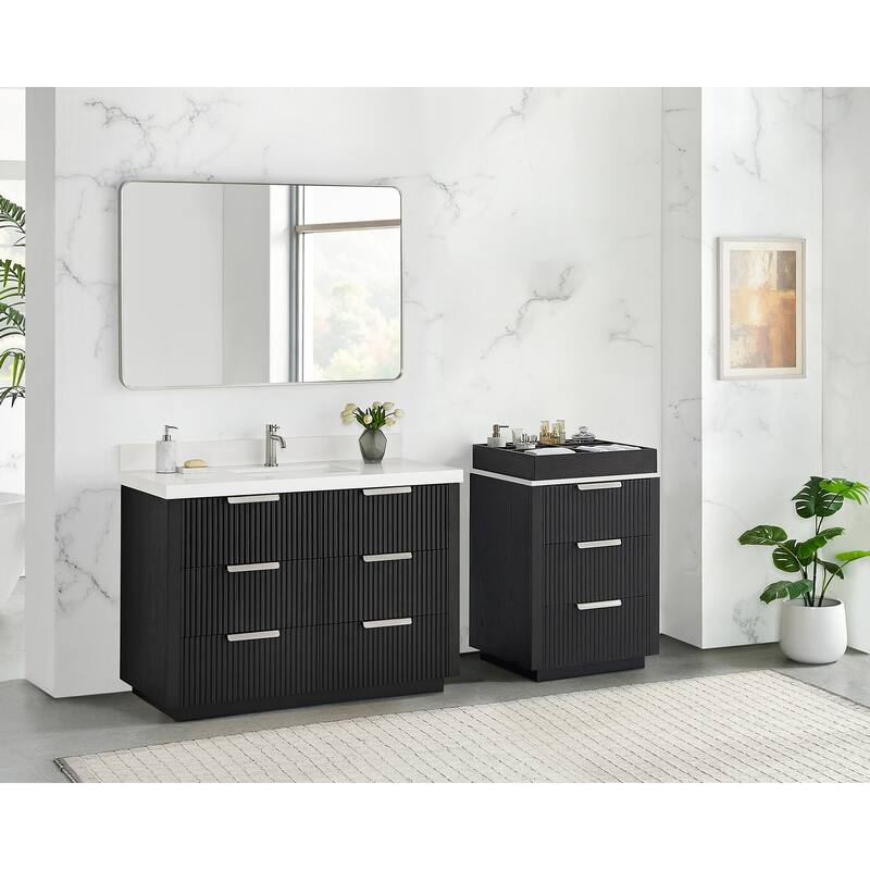 Santarem Solid Wood Partitioned Storage Cabinet