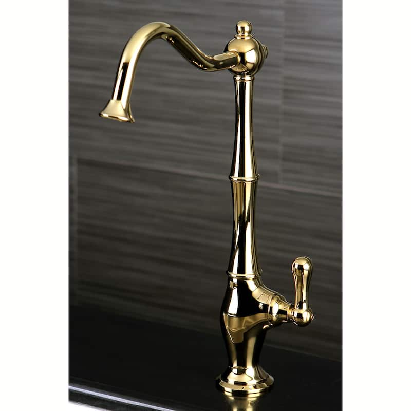Kingston Brass Heritage 1.0 GPM High-Arc Single Hole Cold Water