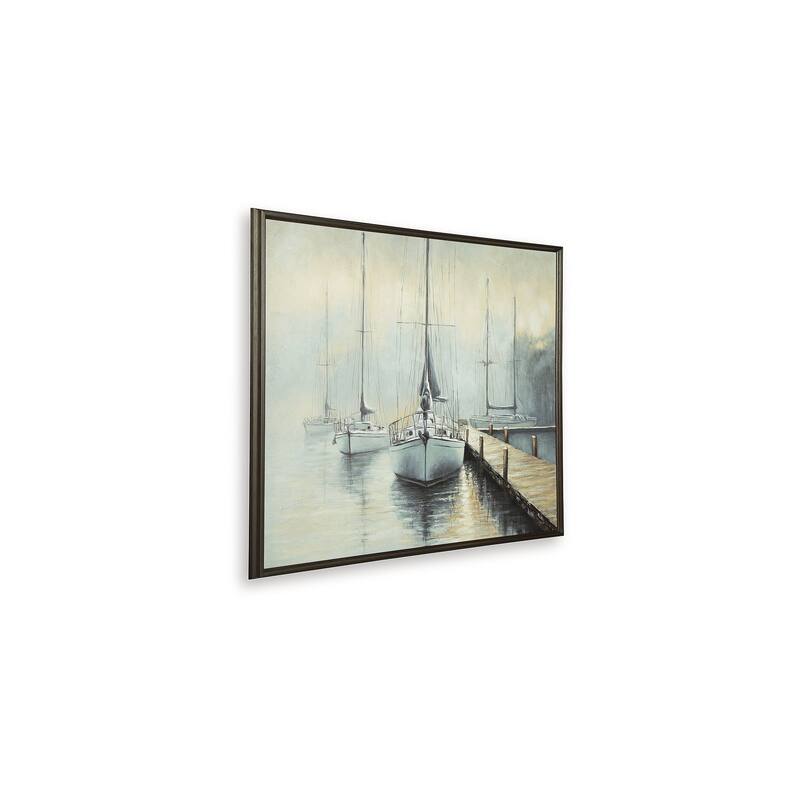Signature Design by Ashley Worthney Blue/Beige Wall Art