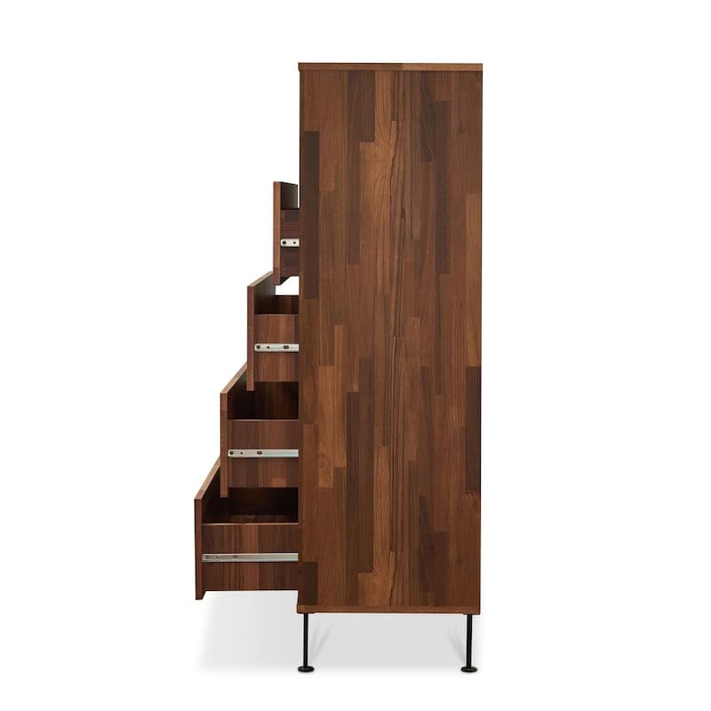 Five Drawers Dresser with Metal Handles