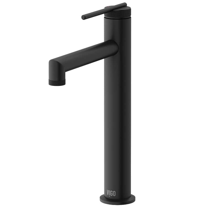 VIGO Sterling 11" H Single Handle Single Hole Bathroom Vessel Faucet
