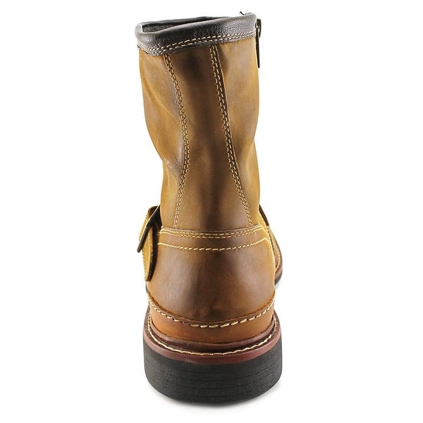 Shop Cole Haan Bryce Zip Boot Men Round Toe Leather Snow Boot