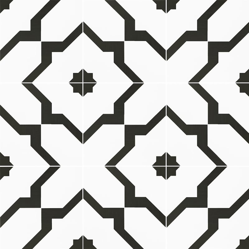 Ackland AKNPTAMA8X8M-CA Amara - 8" x 8" Porcelain Encaustic Floor and - Sona