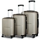 Luggage Expandable Lightweight Spinner Suitcase Spinner Wheels Suitcase ...