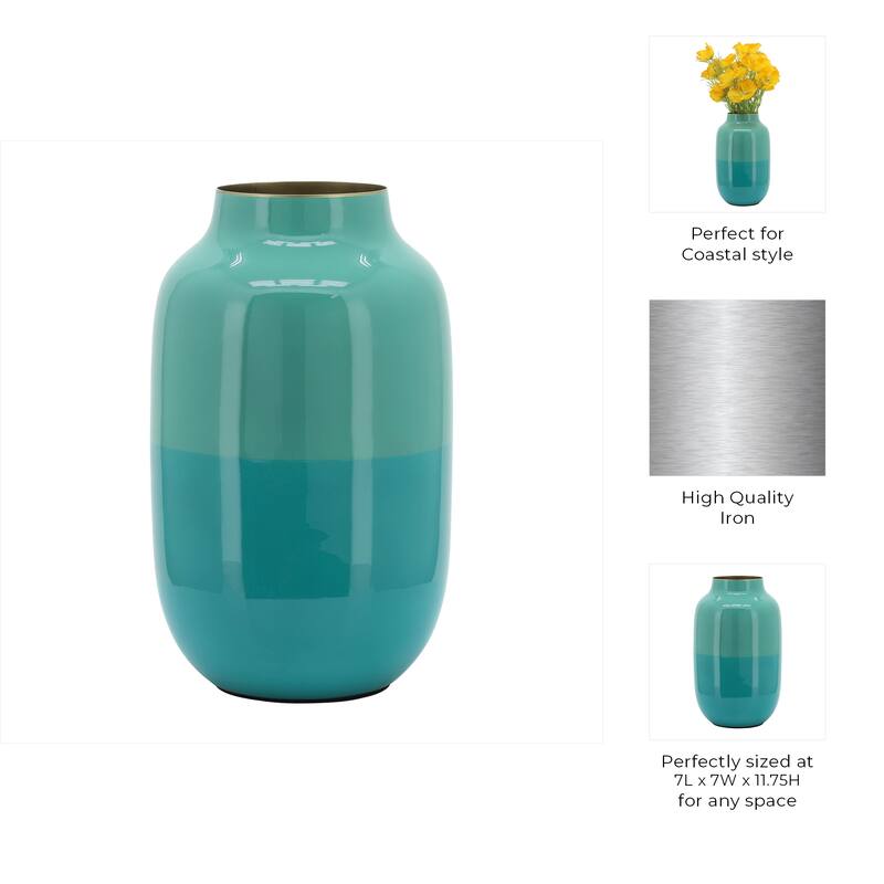 Sagebrook Home Metal Vessel Vase