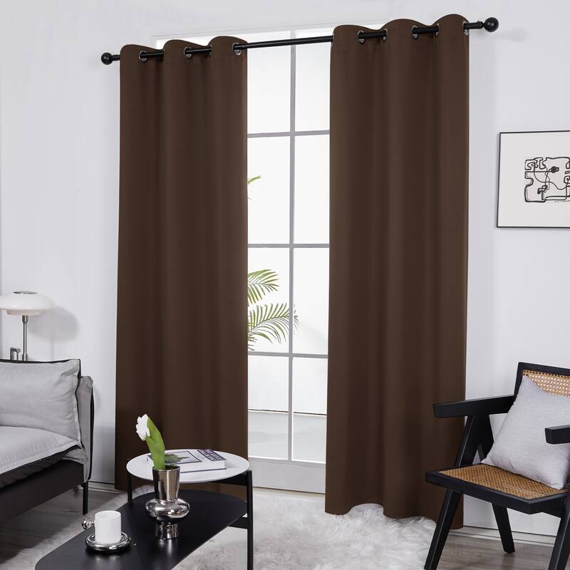 Deconovo Solid 42 Width Curtain Panel (1 Panel)