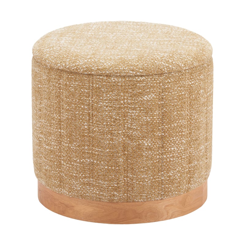 Fije Storage Ottoman Oat Yellow